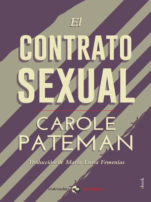 cover image of El contrato sexual